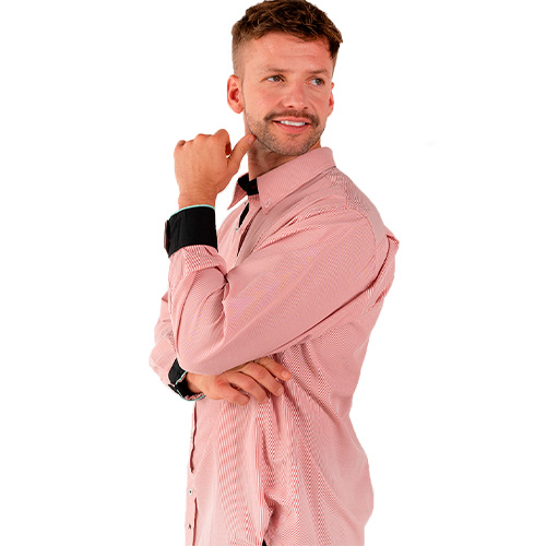 CAMISA MAG MIL RAYAS CABALLERO MANGA LARGA - Vista 4